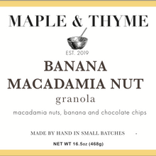 Load image into Gallery viewer, Banana Macadamia Nut - 16.5 Ounce Jar