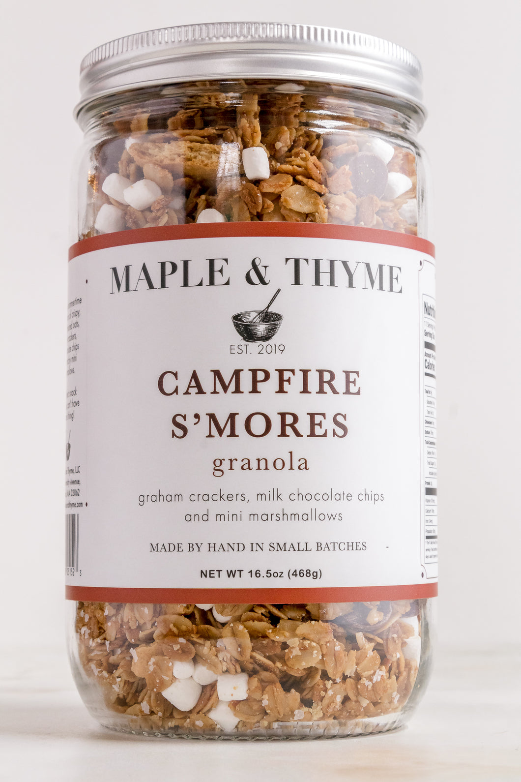 Campfire S'mores - 16.5 Ounce Mason Jar
