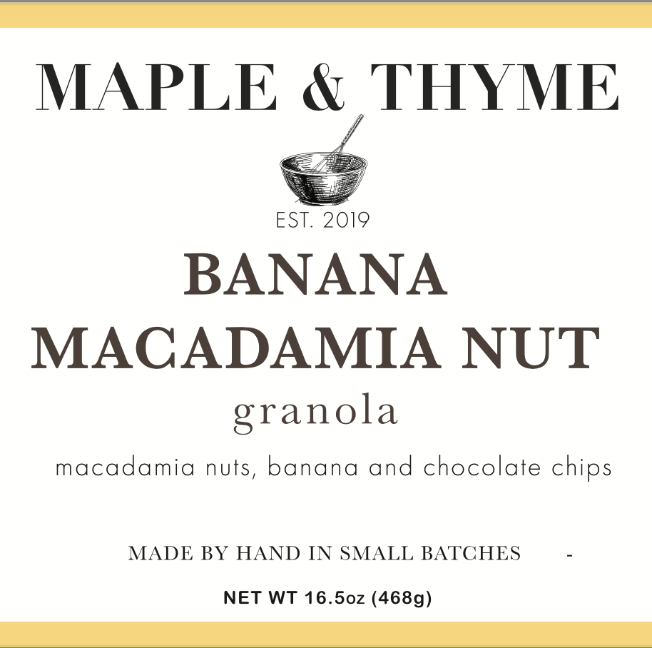 Banana Macadamia Nut - 16.5 Ounce Jar