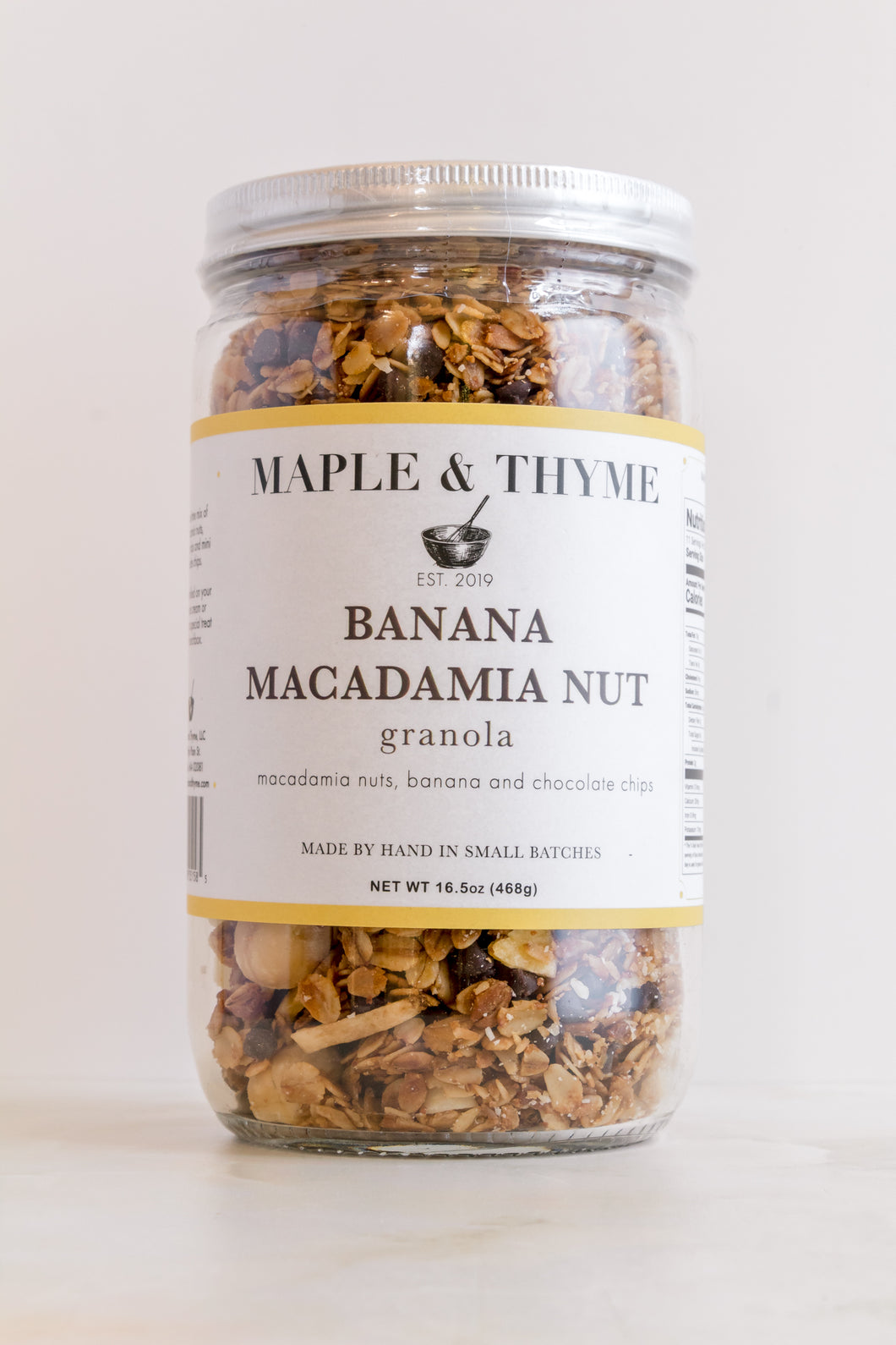 Banana Macadamia Nut - 16.5 Ounce Jar