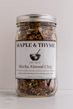 Load image into Gallery viewer, Mocha Almond Chip Granola - 16.5 Ounce Mason Jar
