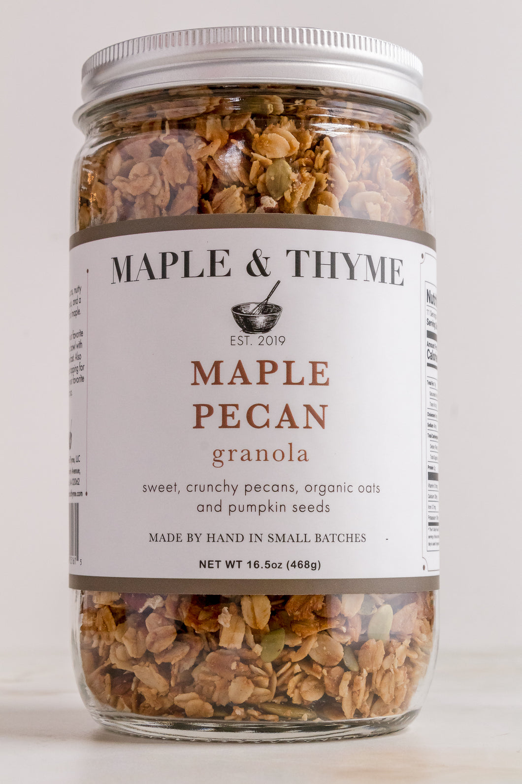 Maple Pecan - 16.5 Ounce Mason Jar